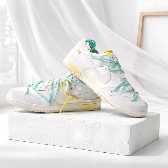 NIKE x OFF WHITE DUNK LOW LOT 14/50 SZ 14 BRAND NEW All OG main image 12